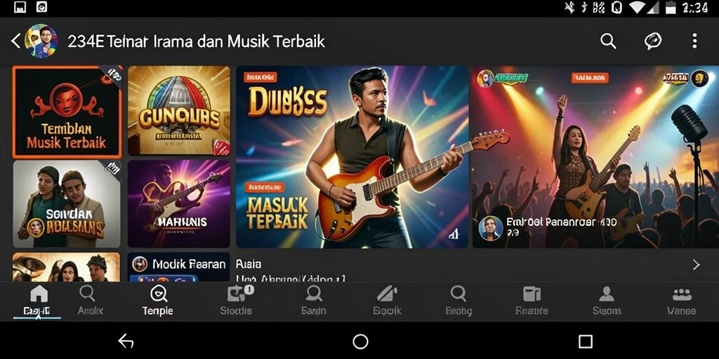 Tampilan gameplay dari 234E yang menarik dan interaktif.