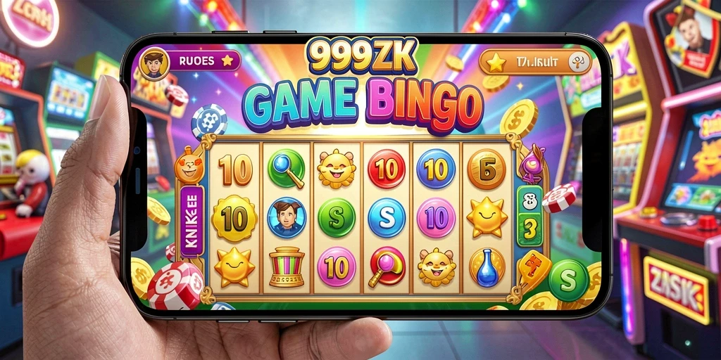 Tampilan menarik saat gameplay Bingo di 999ZK.