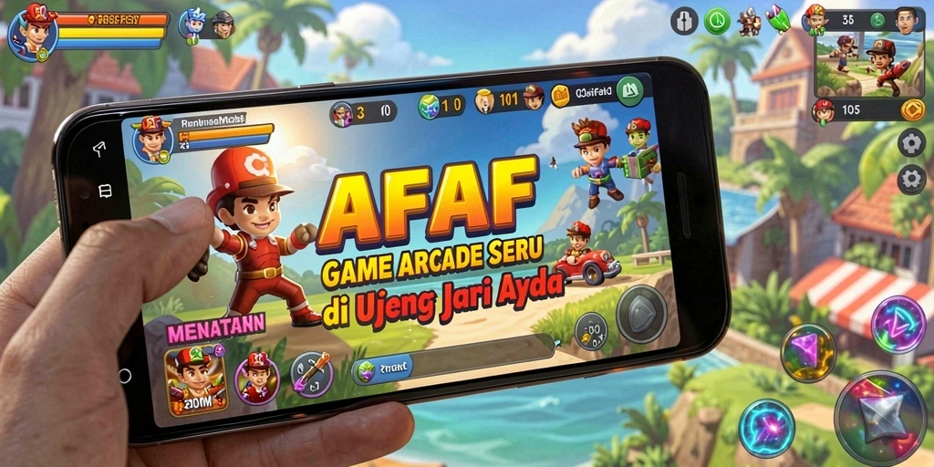 Tampilan seru gameplay AFAF yang penuh aksi dan tantangan.