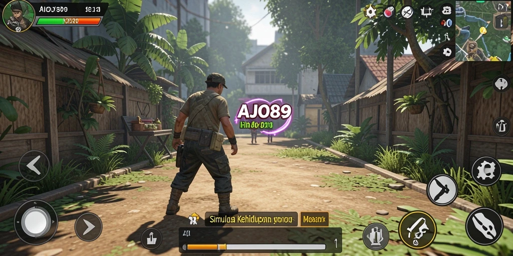 Gameplay AJO89 yang menarik dan penuh warna.
