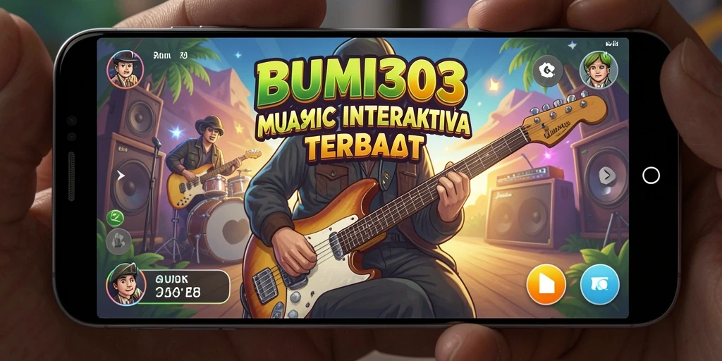 Tampilan gameplay BUMI303 yang penuh warna dan menarik.