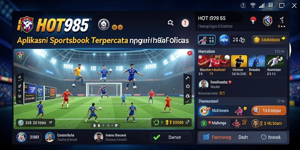 Tampilan gameplay Sportsbook yang menarik dan interaktif.