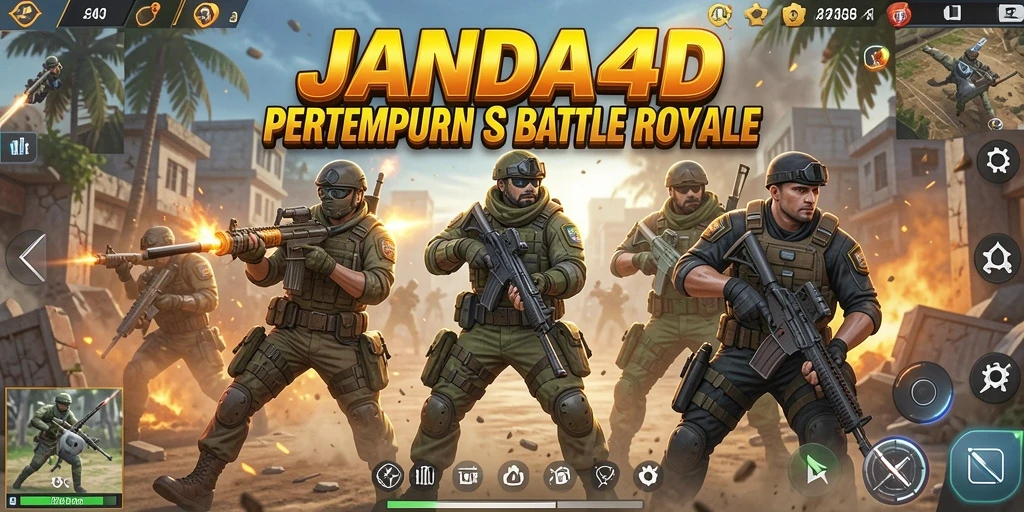 Gameplay seru di JANDA4D dengan pertempuran intens.