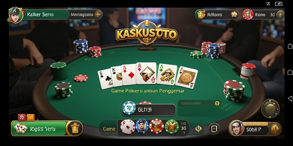 Tampilan gameplay seru KASKUSTOTO dengan pemain yang berkompetisi.