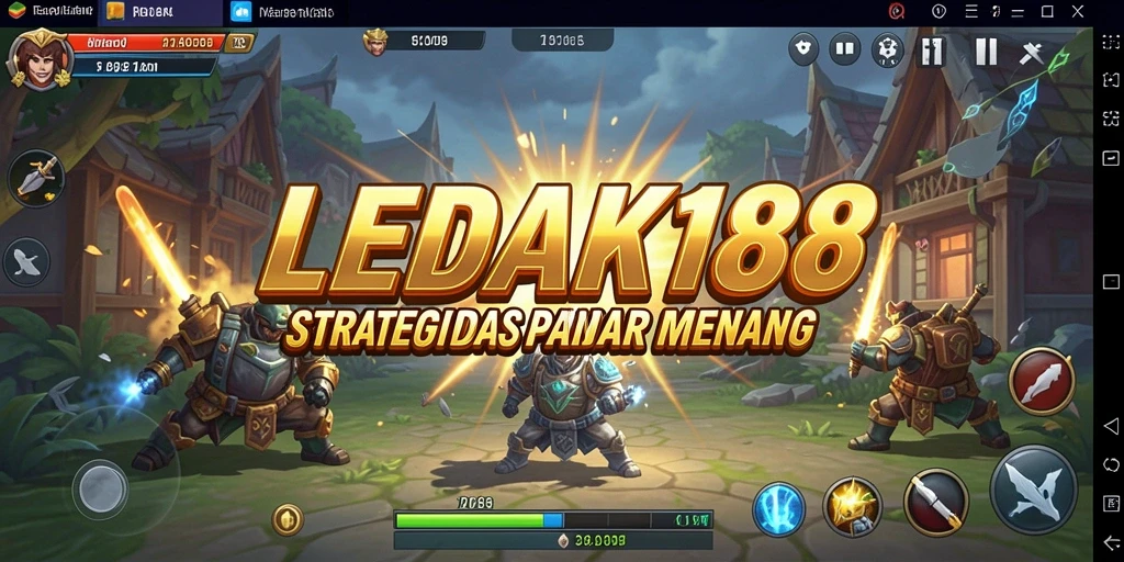 Tampilan gameplay yang mendebarkan dalam LEDAK188