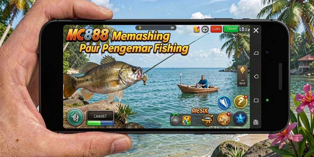 Tampilan gameplay memancing yang realistis dan mengasyikkan di MC888.