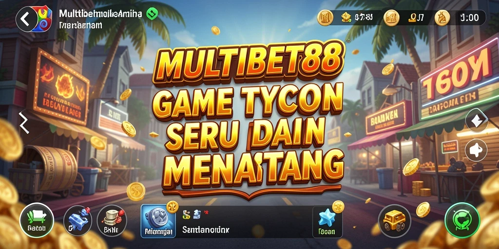 Screenshot gameplay <strong>MULTIBET88</strong> menunjukkan keseruan membangun bisnis Tycoon.