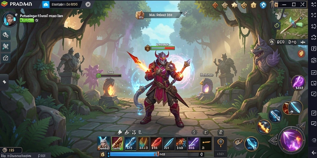 Gameplay seru dan menakjubkan dari PRADA4D dalam pertarungan ARPG.
