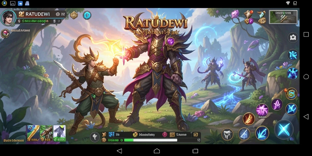 Tampilan gameplay yang menarik dengan aksi pertarungan yang seru.