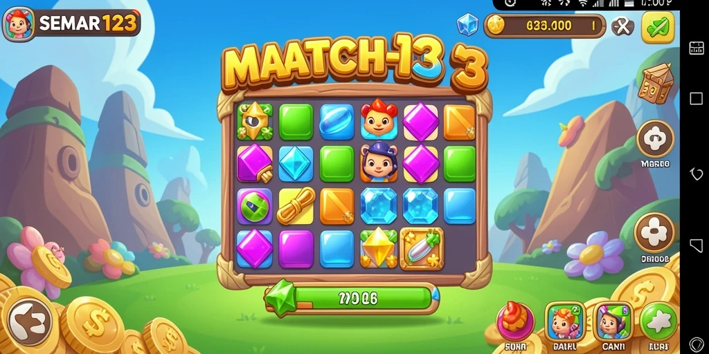 Tampilan gameplay SEMAR123 yang memikat dan penuh warna.