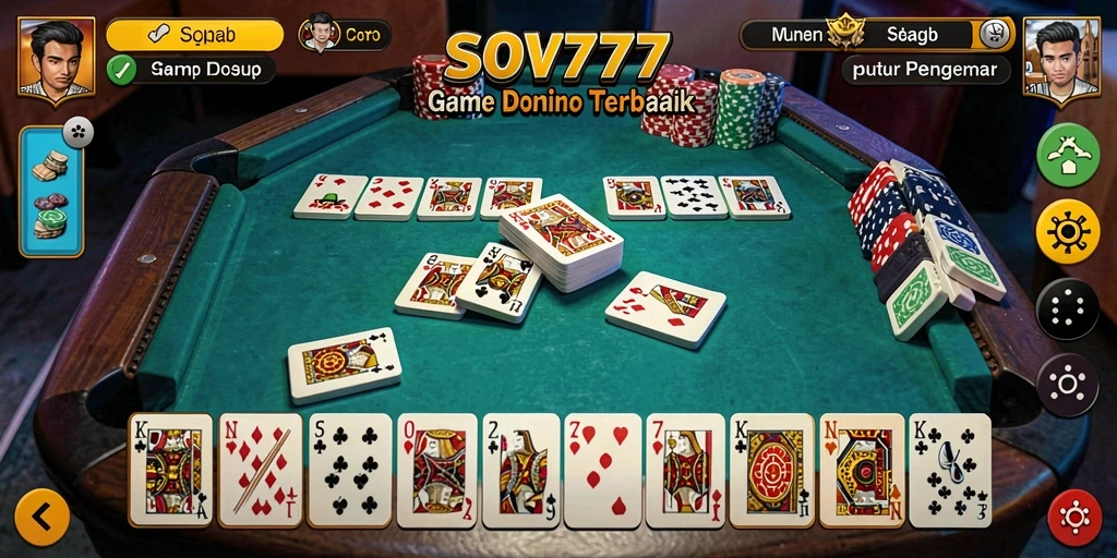 Tampilan gameplay yang menarik dalam SOV777, penuh aksi Domino.