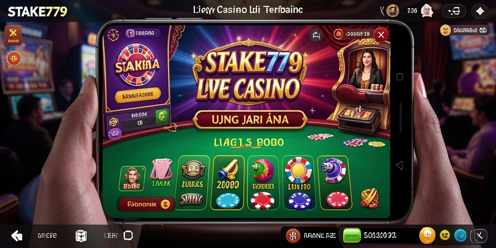 Tampilan gameplay Live Casino yang mengasyikkan dan interaktif.