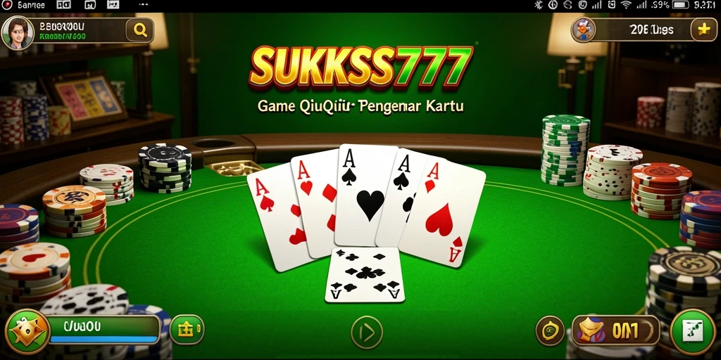 Gameplay seru QiuQiu di SUKSES777 yang penuh strategi.