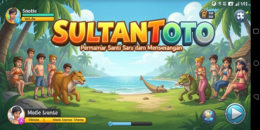 Screenshot gameplay SULTANTOTO yang menunjukkan keseruan permainan