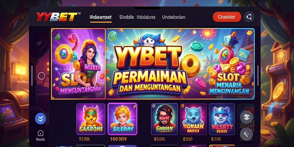 Tampilan menarik dan gameplay seru dalam permainan Slot YYBET.